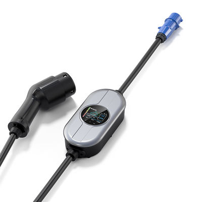 EV कार चार्जर टाइप2 IEC62196 16A पोर्टेबल EV चार्जिंग स्टेशन AC 250V
