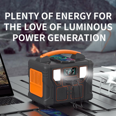 पोर्टेबल पावर स्टेशन 300W 266.4Wh बैटरी घरेलू आउटडोर दोहरे उपयोग बैकअप पावर एसी/डीसी/आउटपुट