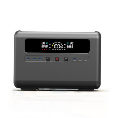 पोर्टेबल सोलर पावर स्टेशन जेनरेटर 2304Wh पावर सप्लाई 50/60Hz AC/DC USB3.0/टाइप-C