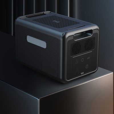 2400W पोर्टेबल पावर स्टेशन 2304Wh सौर जनरेटर, LiFePO4 बैटरी आपूर्ति