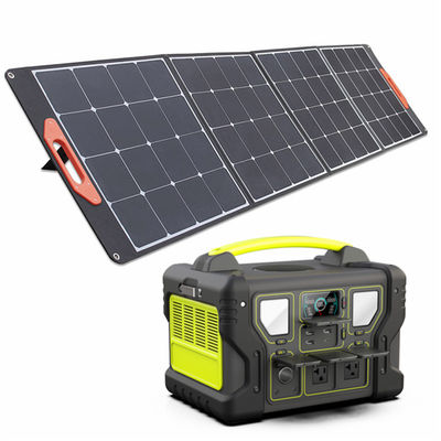 एलसीडी डिस्प्ले 300W/500W/700W/1000W पोर्टेबल पावर स्टेशन सोलर पैनल वाटरप्रूफ रिफर्बिश के साथ