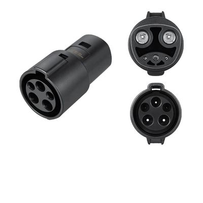 टेस्ला मॉडल 3/Y/S/X SAE J1772 60Amp के लिए 250V AC EV चार्जिंग चार्जर एडाप्टर