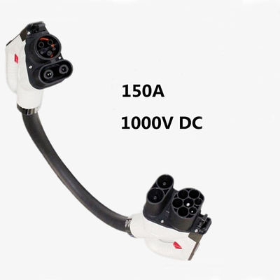 150A 1000V DC EVSE CCS2 से CCS1 कार चार्जिंग एडाप्टर EV चार्जिंग कनेक्टर एडाप्टर